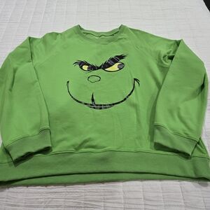 Green Graphic Ladies GRINCH top